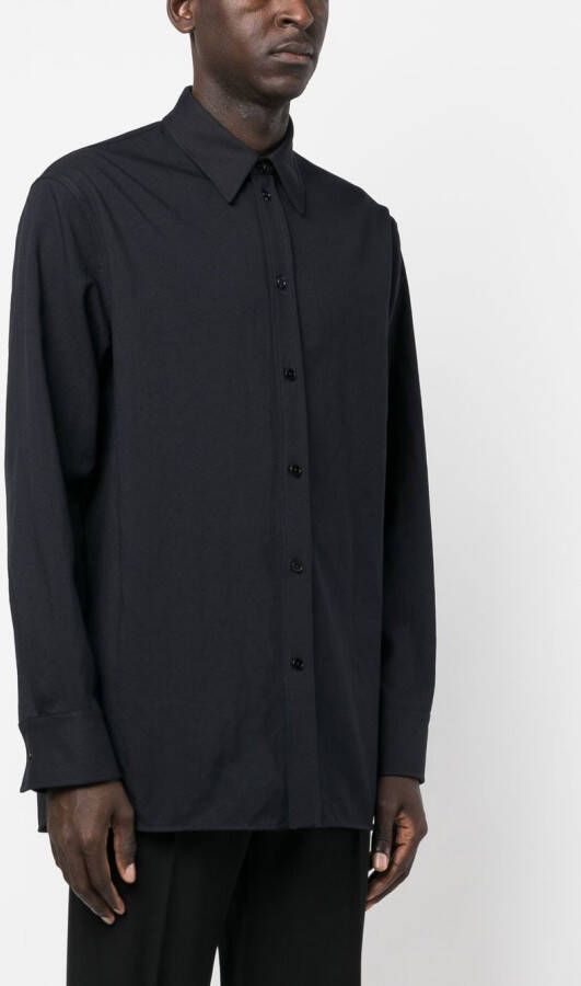 Jil Sander Katoenen overhemd Blauw