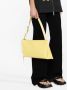 Jil Sander Leren medium schoudertas Geel - Thumbnail 3
