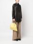Jil Sander Leren shopper Geel - Thumbnail 2