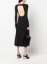 Jil Sander Midi-jurk met open rug Zwart - Thumbnail 2