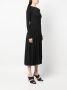Jil Sander Midi-jurk met open rug Zwart - Thumbnail 3