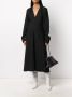 Jil Sander Midi-jurk met V-hals Zwart - Thumbnail 2