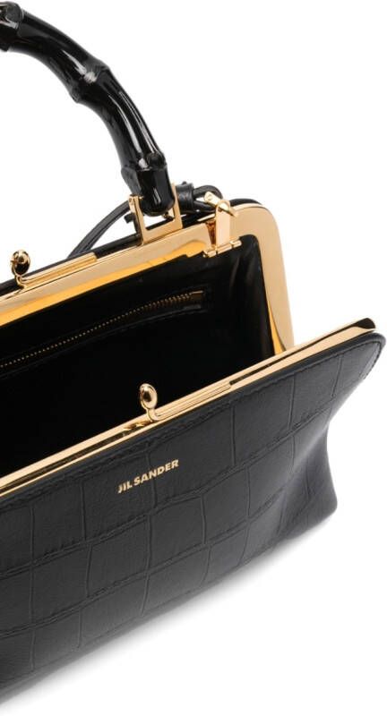 Jil Sander Goji kleine crossbodytas Zwart