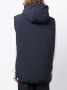 Jil Sander padded sleeveless hooded gilet Blauw - Thumbnail 4