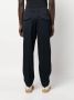 Jil Sander Pantalon met elastische tailleband Blauw - Thumbnail 4