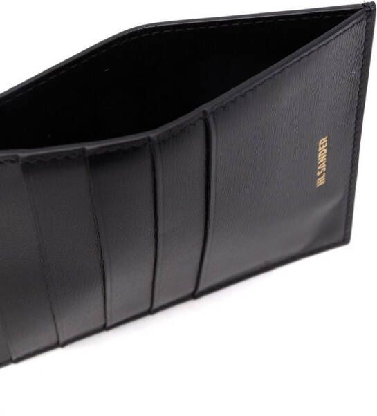 Jil Sander Pasjeshouder met logo Zwart