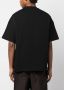 Jil Sander T-shirt met patch Zwart - Thumbnail 4