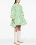 Jil Sander Geruite jurk Groen - Thumbnail 3