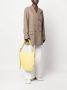 Jil Sander Leren shopper Geel - Thumbnail 2