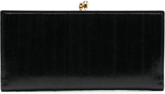 Jil Sander Portemonnee met logo Zwart