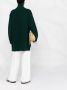 Jil Sander Ribgebreide coltrui Groen - Thumbnail 4