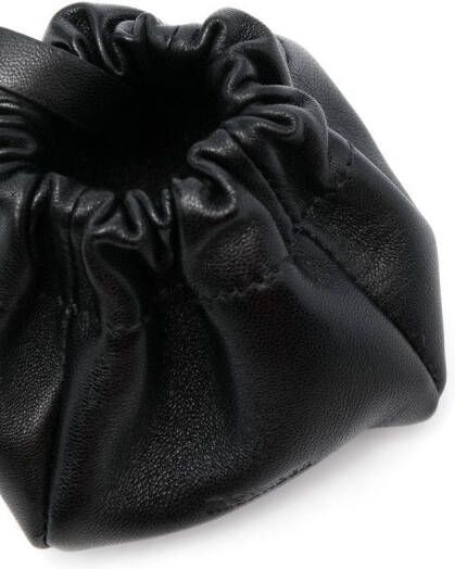 Jil Sander Ripple kleine buidel Zwart