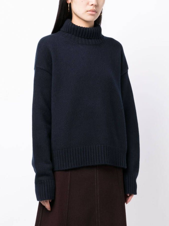 Jil Sander Coltrui met lange mouwen Blauw