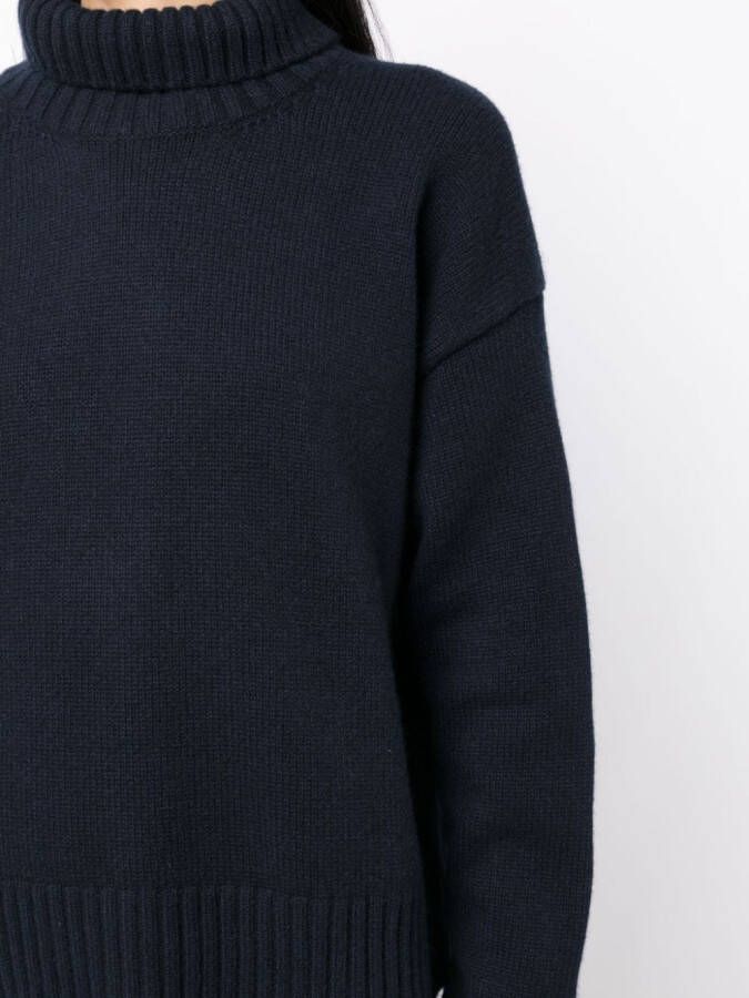 Jil Sander Coltrui met lange mouwen Blauw