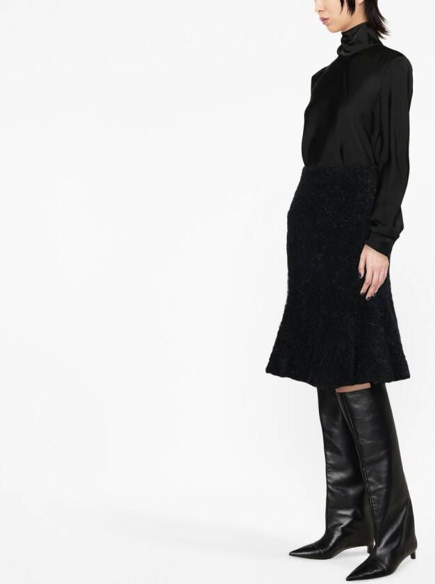 Jil Sander Blouse met col Zwart