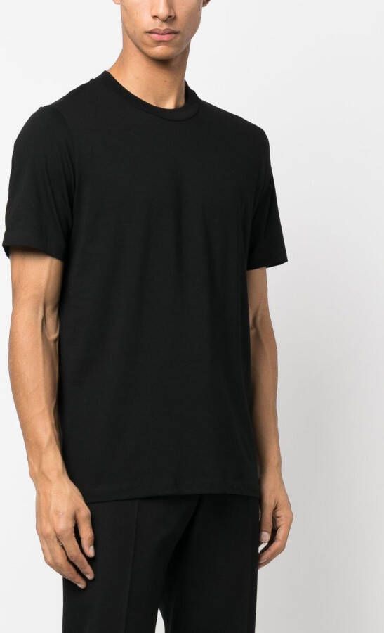 Jil Sander T-shirt met ronde hals Zwart