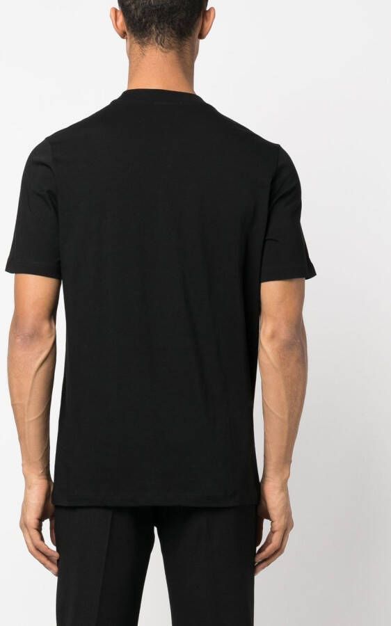 Jil Sander T-shirt met ronde hals Zwart