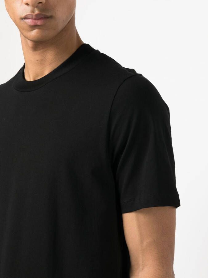 Jil Sander T-shirt met ronde hals Zwart