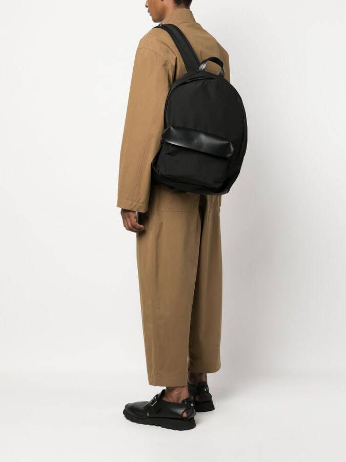 Jil Sander Rugzak met logo-reliëf Zwart