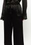 Jil Sander Broek met satijnen afwerking Zwart - Thumbnail 5