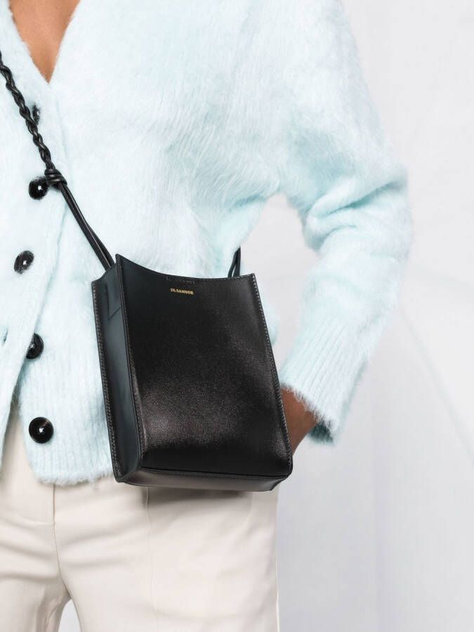 Jil Sander Tangle schoudertas Zwart