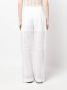 Jil Sander Semi-doorzichtige mini-jurk Wit - Thumbnail 4