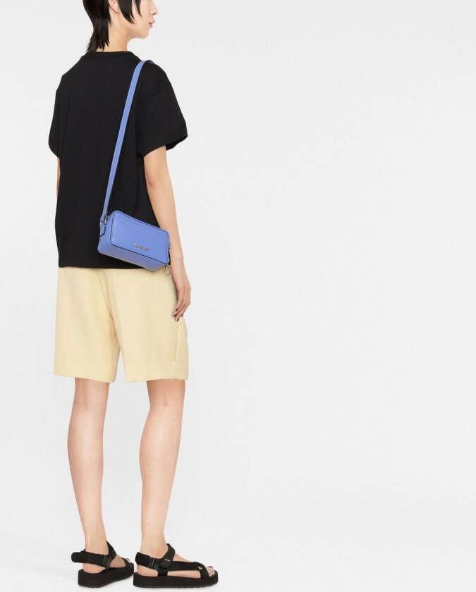 Jil Sander Set van drie T-shirts met logopatch Zwart