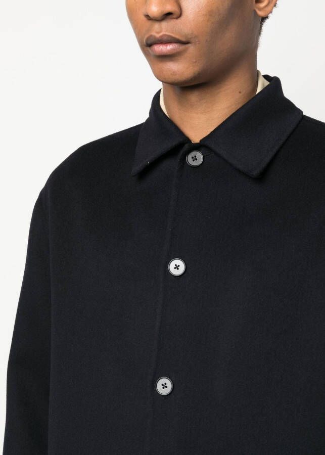 Jil Sander Shirtjack met lange mouwen Blauw