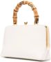 Jil Sander Shopper met bamboe handgreep Beige - Thumbnail 3
