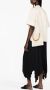 Jil Sander Shopper met bamboe handgreep Wit - Thumbnail 2