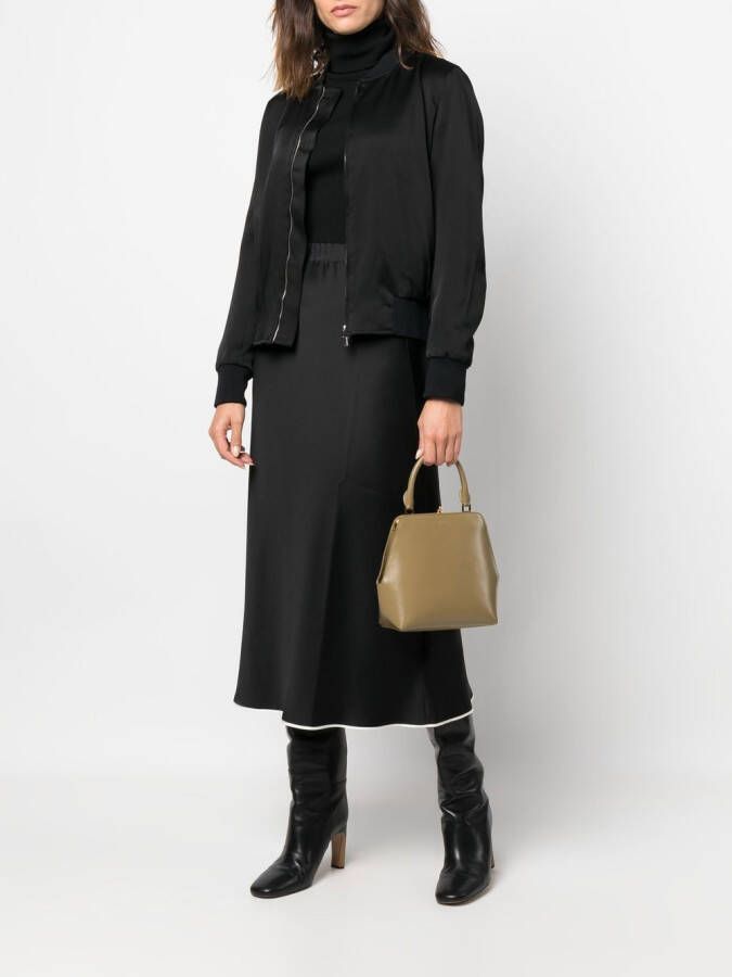 Jil Sander Shopper met logoprint Groen