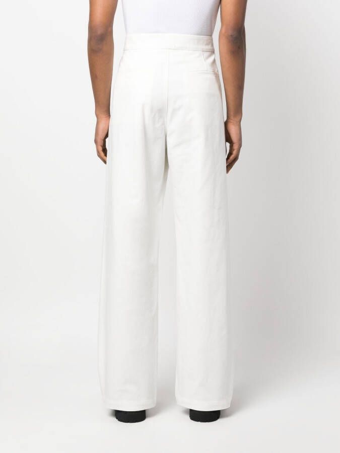 Jil Sander Straight broek Wit