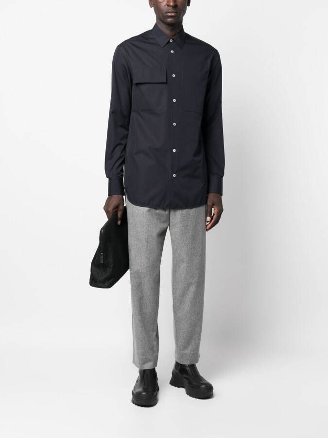 Jil Sander Straight broek Grijs