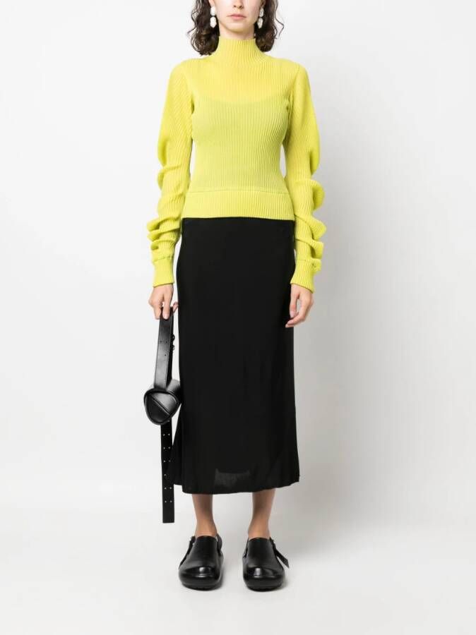 Jil Sander Straight midi-rok Zwart