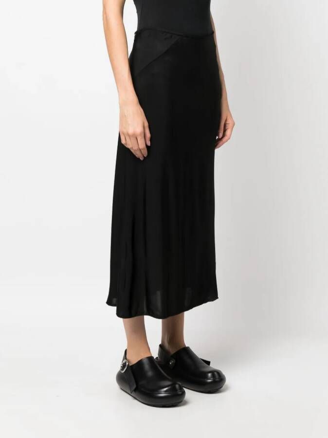 Jil Sander Straight midi-rok Zwart