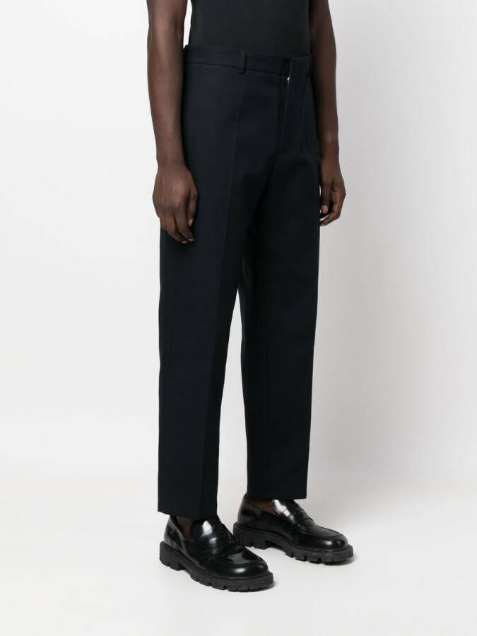 Jil Sander Straight pantalon Blauw