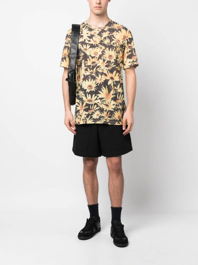 Jil Sander Overhemd met zonnebloemprint Geel