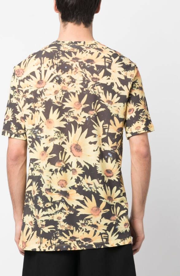 Jil Sander Overhemd met zonnebloemprint Geel