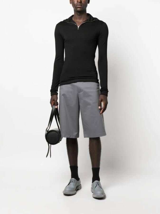 Jil Sander T-shirt met logoprint Zwart