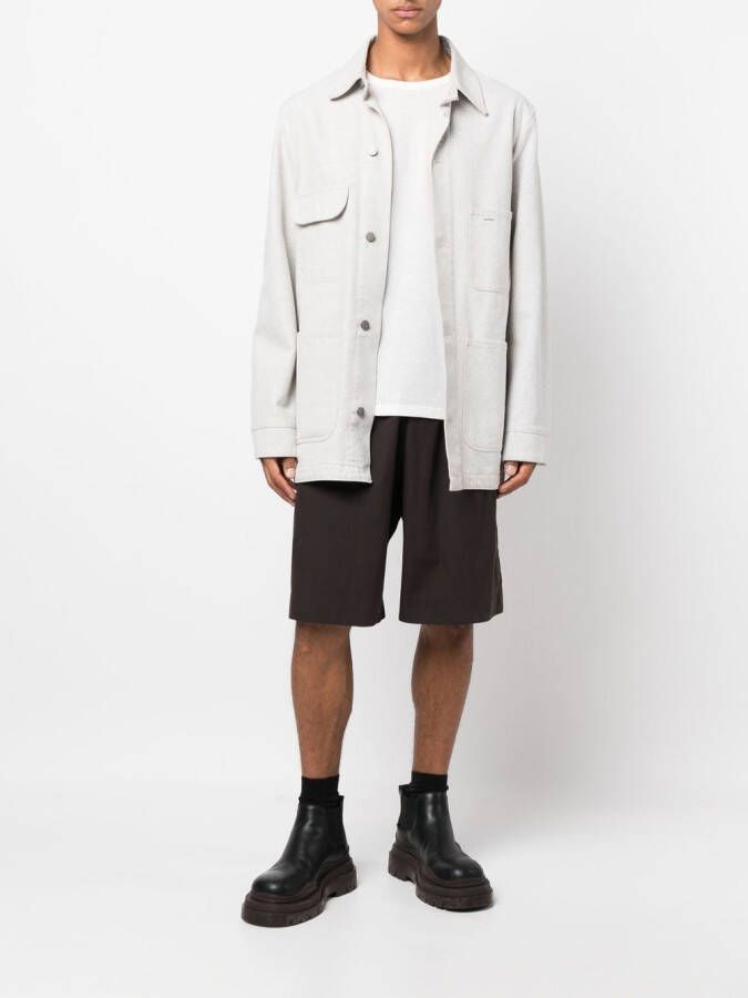 Jil Sander T-shirt met lange mouwen Wit