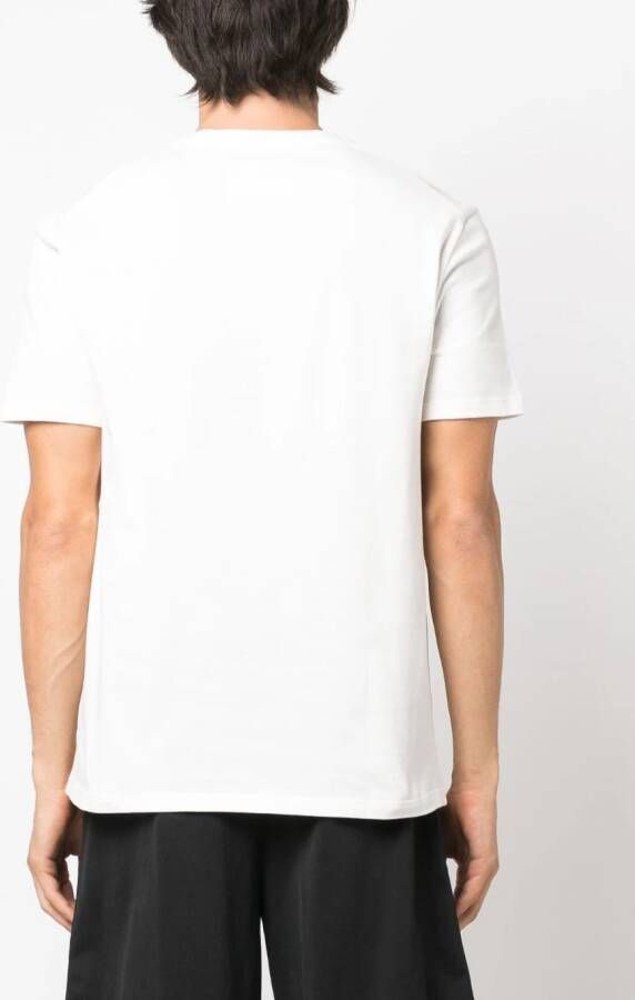 Jil Sander T-shirt met logoprint Wit