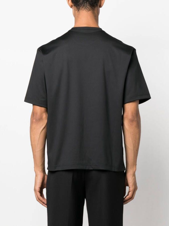 Jil Sander T-shirt met logoprint Zwart