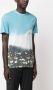 Jil Sander T-shirt met print Blauw - Thumbnail 3