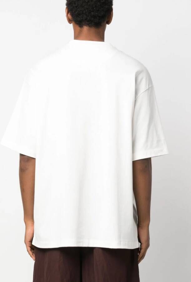 Jil Sander T-shirt met print Wit
