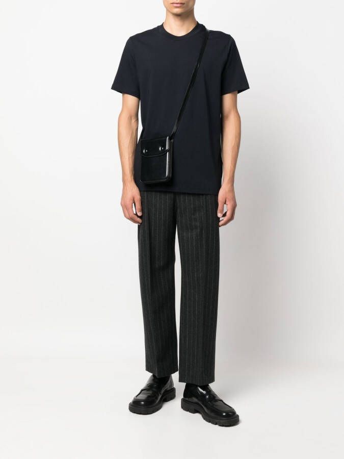 Jil Sander T-shirt met ronde hals Blauw