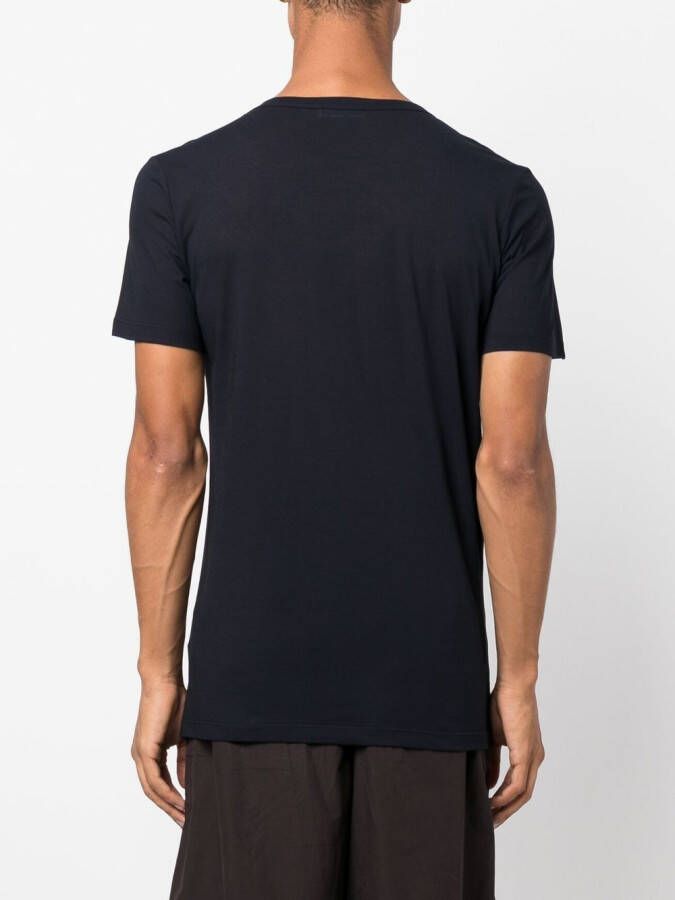 Jil Sander T-shirt met ronde hals Blauw