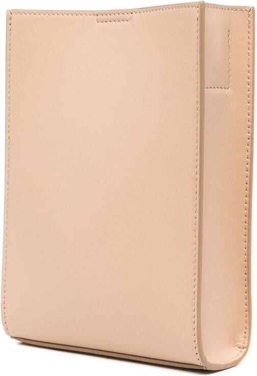 Jil Sander Tangle kleine messengertas Beige