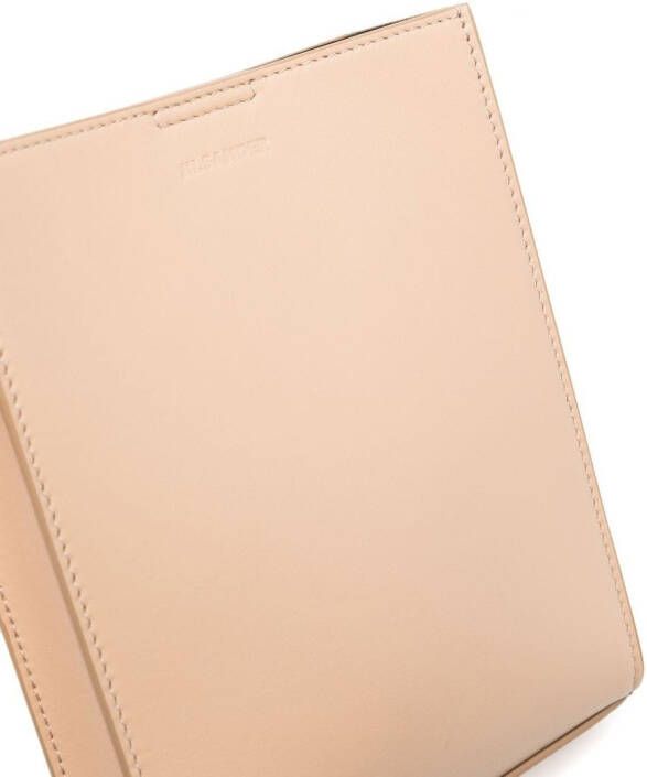 Jil Sander Tangle kleine messengertas Beige