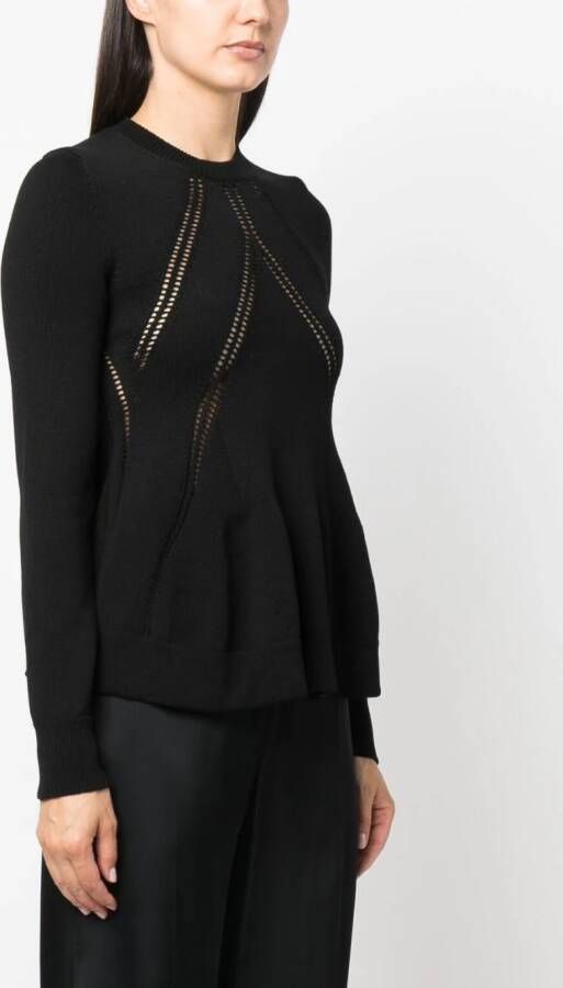 Jil Sander Top met lange mouwen Zwart