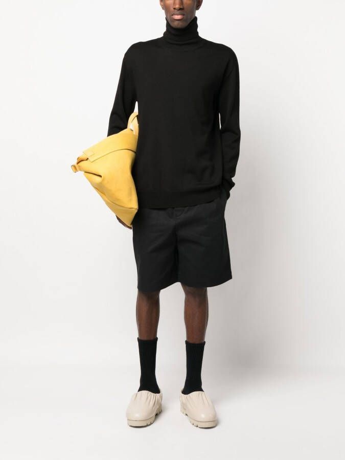 Jil Sander Trui met hoge hals Zwart
